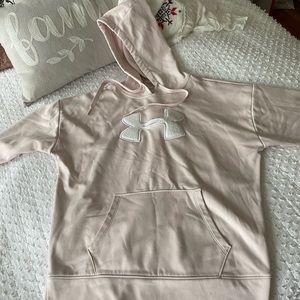 Under Aurmor Hoodie- super soft and cute baby pink color!!!